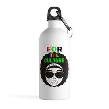 Load image into Gallery viewer, &quot;For the Culture&quot; Stainless Steel Water Bottle