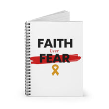 Load image into Gallery viewer, &quot;Faith over Fear&quot; Spiral Notebook