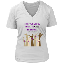 Load image into Gallery viewer, Lupus Awareness T-shirt with Purple lettering