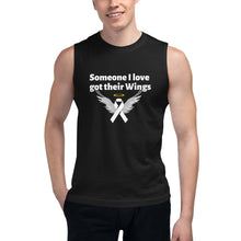 Load image into Gallery viewer, &quot;Someone I love got their Wings&quot; Muscle Shirt