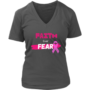 "Faith Over Fear" Breast Cancer Tee