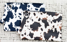 Load image into Gallery viewer, Cow Print Oversized Everyday Clutch