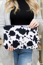 Load image into Gallery viewer, Cow Print Oversized Everyday Clutch