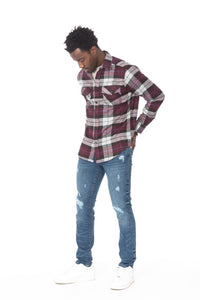 Men's Flannel Plaid Shirt