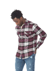 Men's Flannel Plaid Shirt