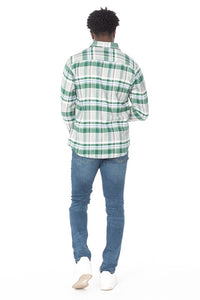 Men's Green Flannel Shirt