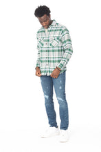 Load image into Gallery viewer, Men&#39;s Green Flannel Shirt