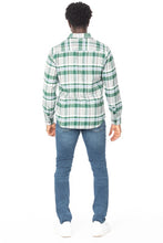 Load image into Gallery viewer, Men&#39;s Green Flannel Shirt