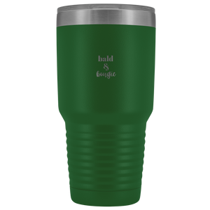 "Bald & Bougie" 30 oz Tumbler