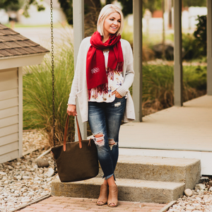 Beautiful Monogrammed Pashmina Scarf