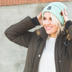 Cozy Monogrammed Adult Beanie