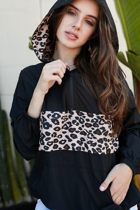 Leopard Print Hoodie