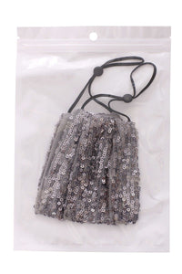 3D Sequin Facemask
