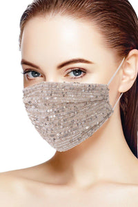 3D Sequin Facemask