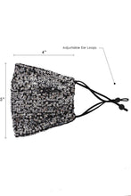 Load image into Gallery viewer, 3D Sequin Facemask
