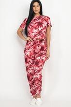 Load image into Gallery viewer, Tie-dye Printed Top And Pants Set