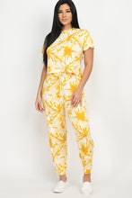 Load image into Gallery viewer, Tie-dye Printed Top And Pants Set