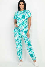 Load image into Gallery viewer, Tie-dye Printed Top And Pants Set