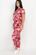 Load image into Gallery viewer, Tie-dye Printed Top And Pants Set