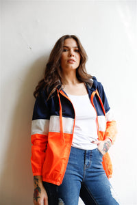 Colorblock Hooded Jacket