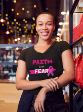 Load image into Gallery viewer, &quot;Faith Over Fear&quot; Breast Cancer Tee