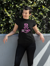 Load image into Gallery viewer, &quot;God&#39;s got it in his hands&quot; Breast Cancer T-Shirt