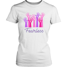 Load image into Gallery viewer, &quot;Fearless&quot; Cancer Awareness T-Shirt