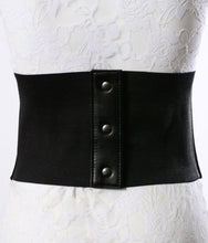 Load image into Gallery viewer, Black Corset Belt