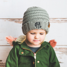 Load image into Gallery viewer, Cute Monogrammed Beanies For the Kids