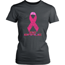 Load image into Gallery viewer, &quot;Be Brave&quot; Breast Cancer Awareness T-Shirt