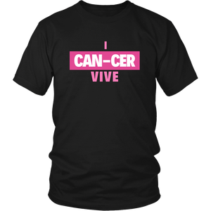 "I CAN-CER VIVE" Breast Cancer Tee