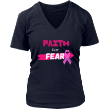 Load image into Gallery viewer, &quot;Faith Over Fear&quot; Breast Cancer Tee