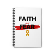 Load image into Gallery viewer, &quot;Faith over Fear&quot; Spiral Notebook