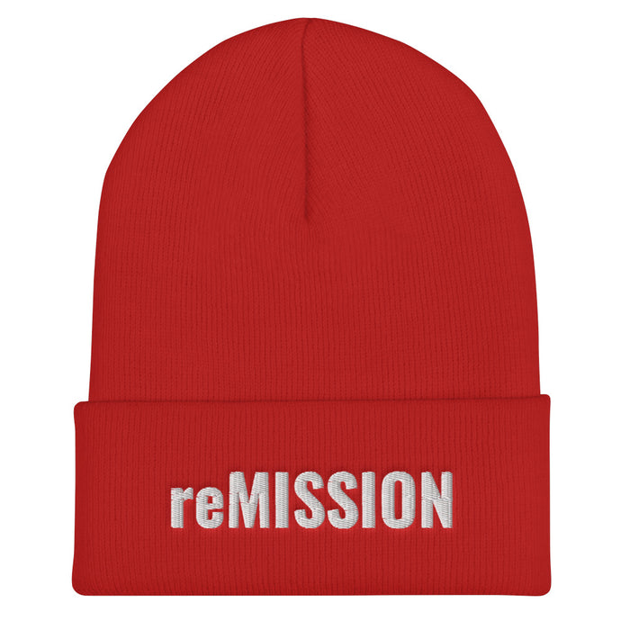 “ reMISSION” Cuffed Beanie