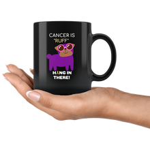 Load image into Gallery viewer, &quot;Cancer is Ruff&quot; Purple Pug Mug